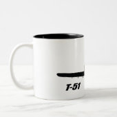 Mustang T-51 Zweifarbige Tasse (Links)