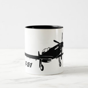 Mustang T-51 Zweifarbige Tasse