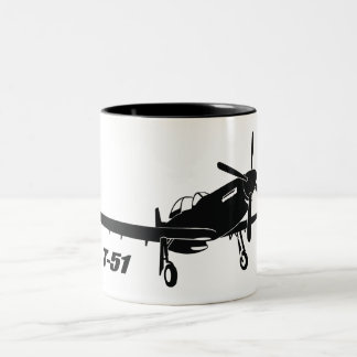 Mustang T-51 Zweifarbige Tasse