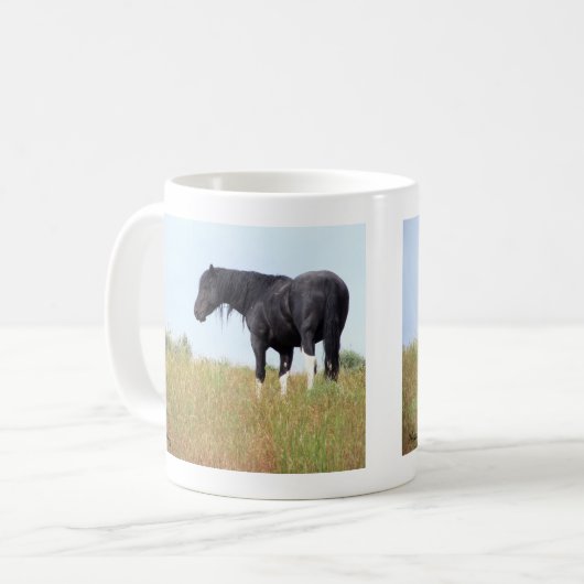 Mustang-Tasse Kaffeetasse (Vorderseite Links)
