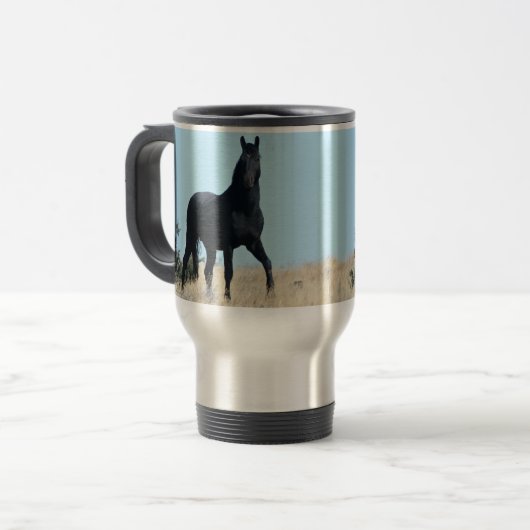 Mustang-Tasse Reisebecher (Vorderseite Links)
