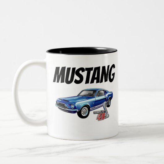 Mustang Two-Tone-Kaffee-Tasse Zweifarbige Tasse (Links)