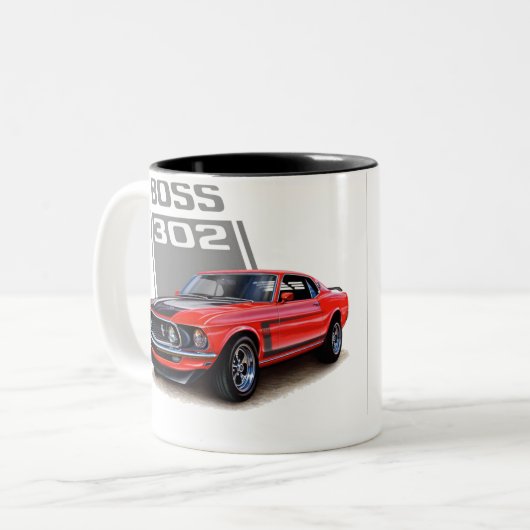 Mustang Two-Tone-Kaffee-Tasse Zweifarbige Tasse (Vorderseite Links)