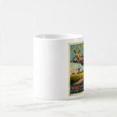 Mustang über Holland Kaffeetasse (Mittel)