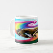 Mustang Unicorn Kaffeetasse (Vorderseite Links)