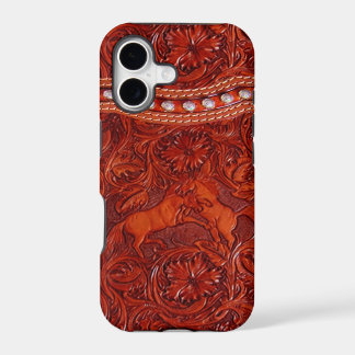Mustang Western-Leder iPhone-5-Hülle