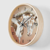 Mustang Wild Acrylic Square Wall Clock Wanduhr (Winkel)