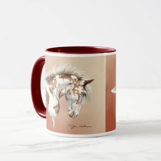 Mustang Wild erweiterte Tasse für Getränke (Vorderseite Links)