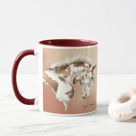 Mustang Wild erweiterte Tasse für Getränke (Mit Donut)