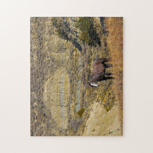 Mustang Wild Horses. Puzzle (Vertikal)