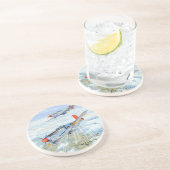 Mustang Zweiter Weltkrieg Tuskegee Flieger-P-51 Getränkeuntersetzer (Seite)