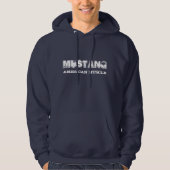 Mustangamerikanermuskel Hoodie (Vorderseite)