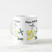 Mustangs 100. Geburtstag Kaffeetasse (Vorderseite Links)