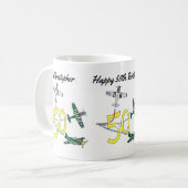 Mustangs 50. Geburtstag Kaffee Tasse (Vorderseite Links)