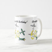 Mustangs 60. Geburtstag Kaffee Tasse (VorderseiteRechts)