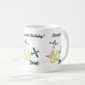 Mustangs 80. Geburtstag Kaffee Tasse (VorderseiteRechts)
