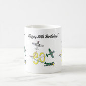 Mustangs 80. Geburtstag Kaffee Tasse (Mittel)