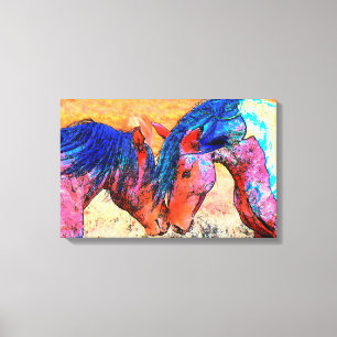 Mustangs Canvas Print Leinwanddruck