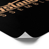 Mustangs Emble Poster (Ecke)