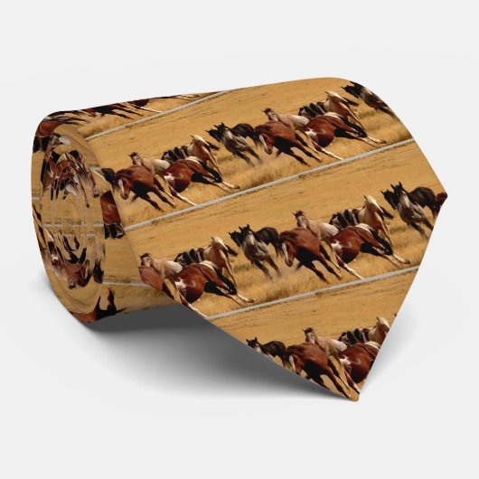 Mustangs Krawatte (Gerollt)