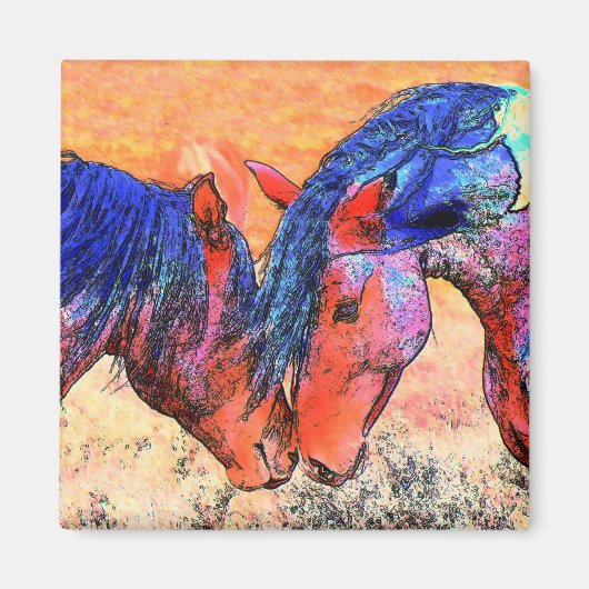 Mustangs Magnet (Vorne)