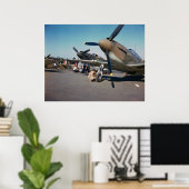 Mustangs P-51 Poster (Heimbüro)