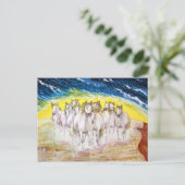 MUSTANGS POSTKARTE (Stehend Vorderseite)