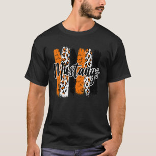 Mustangs-Schul-Sport-Fan-Teamgeist-Maskottchen T-Shirt