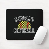 Mustangs Softll Mama Mustangs Schulausflüge Sport Mousepad (Mit Mouse)