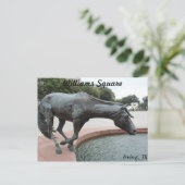 Mustangs von Las Colinas # 1 Postkarte (Stehend Vorderseite)