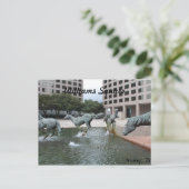 Mustangs von Las Colinas # 3 Postkarte (Stehend Vorderseite)