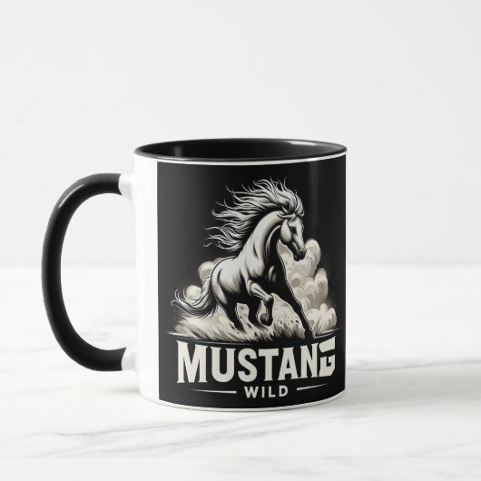 MustangWild Cremello Cup Tasse (Links)