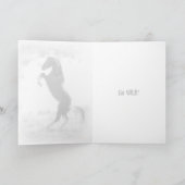 MustangWILD Grußkarte Karte (Innenseite)