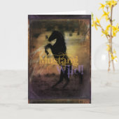 MustangWILD Grußkarte Karte (Gelbe Blume)