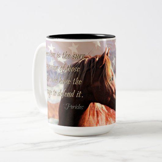 MustangWILD Tasse (Vorderseite Links)