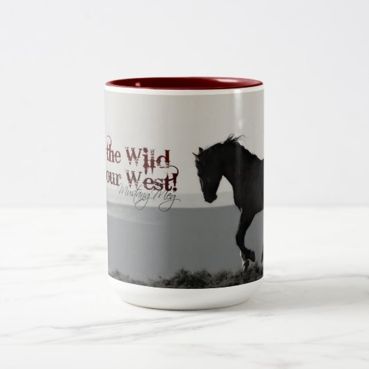 MustangWILD Tasse "behalten das wilde in unserem (Mittel)