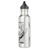 MustangWild Wasserflasche Running Pin Edelstahlflasche (Rechts)