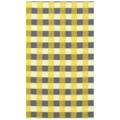 MUSTARD & CHARCOAL KARO TISCHDECKE (Vorderseite)