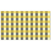 MUSTARD & CHARCOAL KARO TISCHDECKE (Vorderseite (Horizontal))