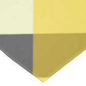 MUSTARD & CHARCOAL KARO TISCHDECKE (Schrägansicht)
