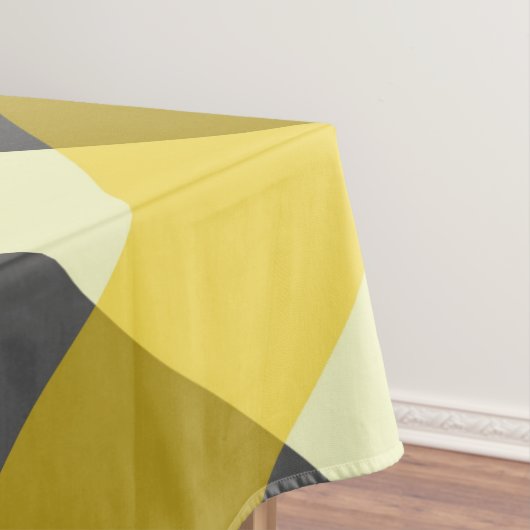 MUSTARD & CHARCOAL KARO TISCHDECKE (Beispiel)