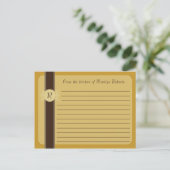 Mustard Classic Erntekarten Postkarte (Stehend Vorderseite)