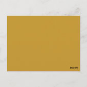 Mustard Classic Erntekarten Postkarte (Rückseite)