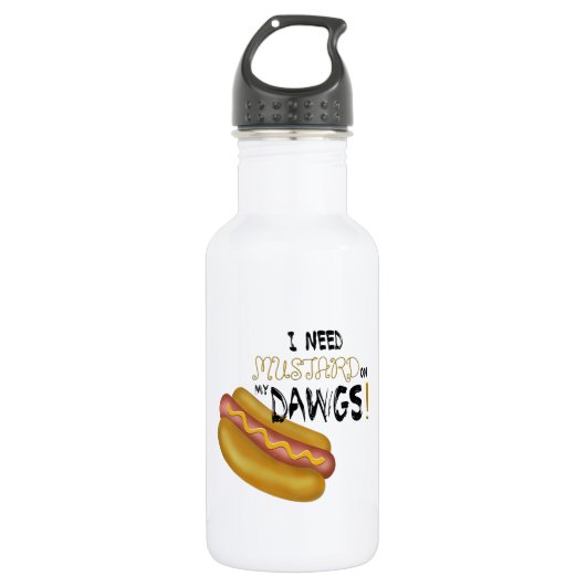 Mustard Dawg Trinkflasche (Vorderseite)