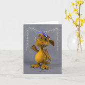 Mustard Dragon Karte (Gelbe Blume)