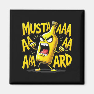 Mustard Flasche Schrei Funny Konditionell Rap Spaß Magnet