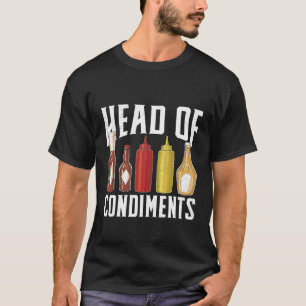 Mustard Ketchup GRILLEN Sauce geräuchertes Fleisch T-Shirt