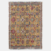 Mustard Khyrdagyd 19. Jahrhundert farbenfroh dunke Decke (Vorderseite Vertikal)