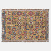 Mustard Khyrdagyd 19. Jahrhundert farbenfroh dunke Decke (Vorderseite)