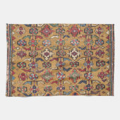 Mustard Khyrdagyd 19. Jahrhundert farbenfroh dunke Geschirrtuch (Horizontal)